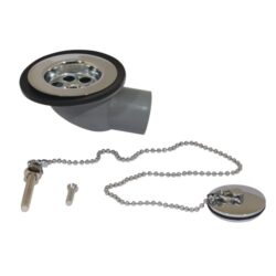 AG Chrome Sink Waste Plug and Chain