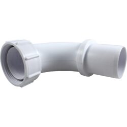 AG Sink Waste Connector Right Angle Plastic 1-1/2" BSP