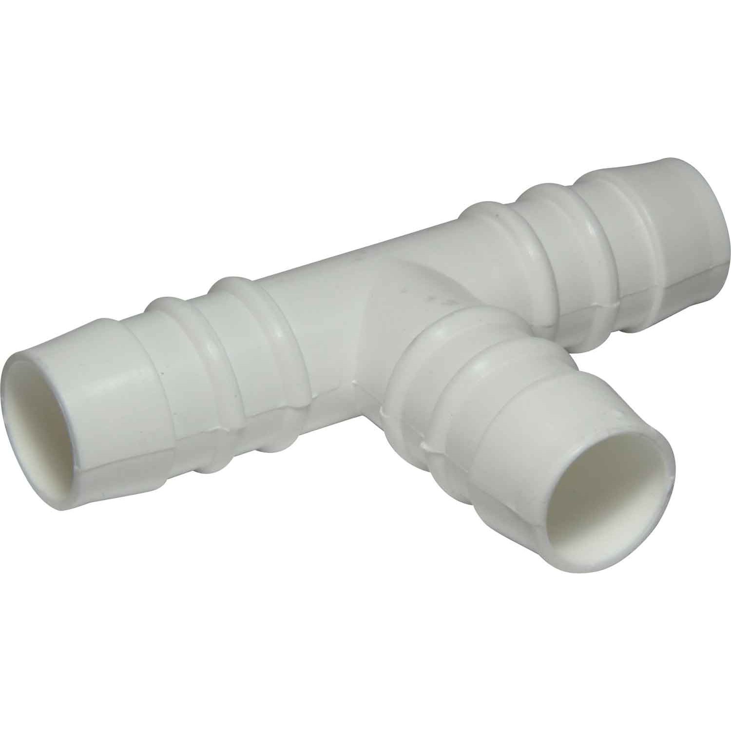 AG Plastic Tee 3/4" Hose Barbs 1 AG Plastic Tee 3/4" Hose Barbs