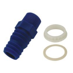 Can Plastic Hose Connector 3/8" BSP Male