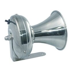 AG 12 Volt Marine Chrome Trumpet Horn