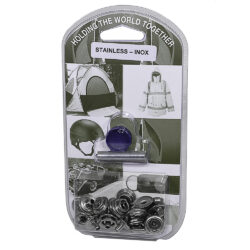 AG Press Stud Material to Material (Stainless Steel)