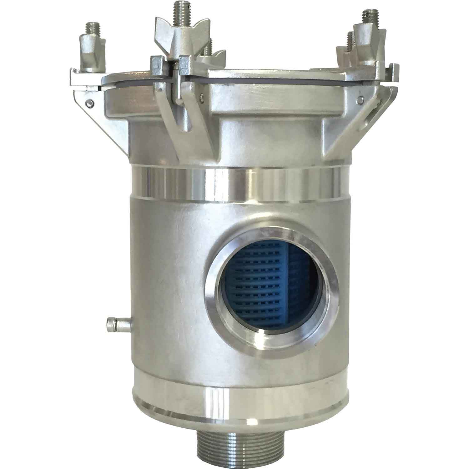 Arctic Steel Strainer BISO 3" BSP with Clear Lid (2205 Stainless) 1 Arctic Steel Strainer BISO 3" BSP with Clear Lid