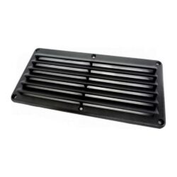 AAA Black Plastic Louvered Air Vent