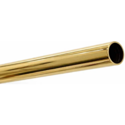 AG Curtain Rod Brass Tube 3/8" x 3m Polished