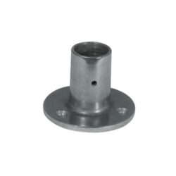AG Flagpole Socket Chrome 70 x 25mm ID Vertical