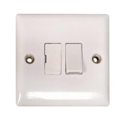 Convex Slim Switched Fused Spur in White