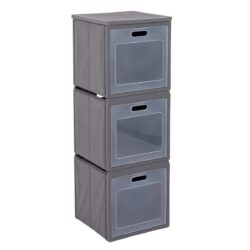 Bo-Camp Storage Cabinet Beaver Foldable - Grey