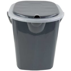Bo-Camp Portable Square Toilet - Grey