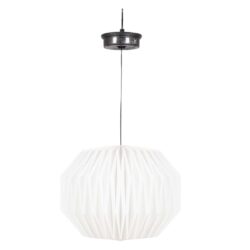Bo-Camp Hanging Solar Lamp Rana Foldable - White