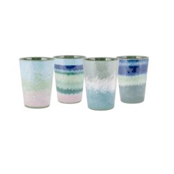 Bo-Camp Cups Halo Blue/Green 4-Piece