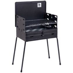 Bo-Camp BBQ Suitcase Model Steel - Black