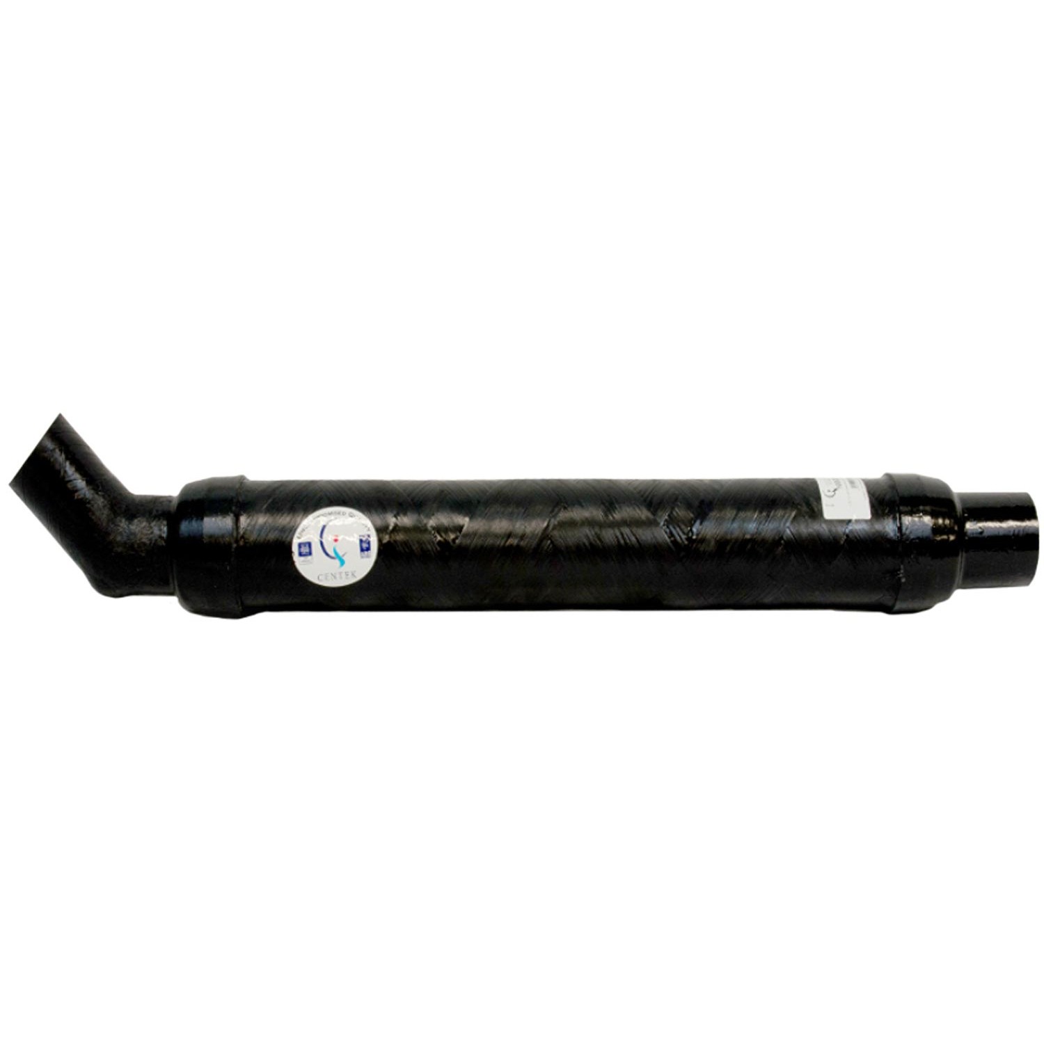 Centek Verna Ski GRP Exhaust Muffler (76mm Hose / Angled Inlet) 1 Centek Verna Ski GRP Exhaust Muffler