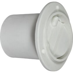 Centek GRP Scupper Drain With Flap (White / 3")