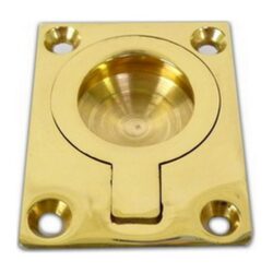 AG Brass Lifting Ring Flush Mount