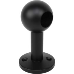 AG Matt Black Gallery Ball Post End