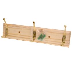 SupaHome Hat & Coat Rack with 3 Hooks