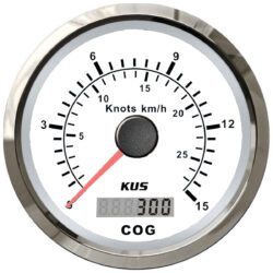 KUS GPS Speedometer Gauge 15 Knots