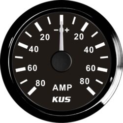 KUS Ammeter Gauge 80-0-80 Amps
