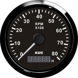 KUS Tachometer Gauge with Hourmeter