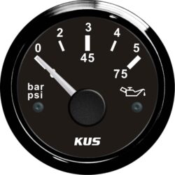 KUS Oil Pressure Gauge 5 Bar