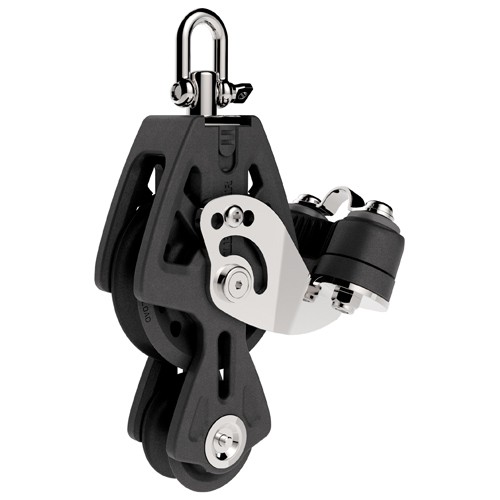 Lewmar Synchro Block Single with Fiddle and Cam (50mm) 1 Lewmar Synchro Block Single with Fiddle and Cam (50mm)