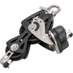 Lewmar Synchro Block Single with Fiddle, Becket and Cam (50mm)