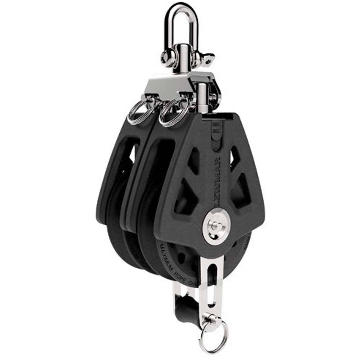 Lewmar Synchro Block Double and Becket (60mm) 1 Lewmar Synchro Block Double and Becket (60mm)