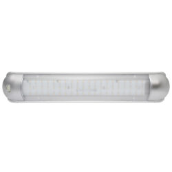AAA Silver Strip Light Warm LED (60) with Switch