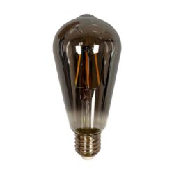 Vintage LED Lamp ST64 with Smoked Bulb