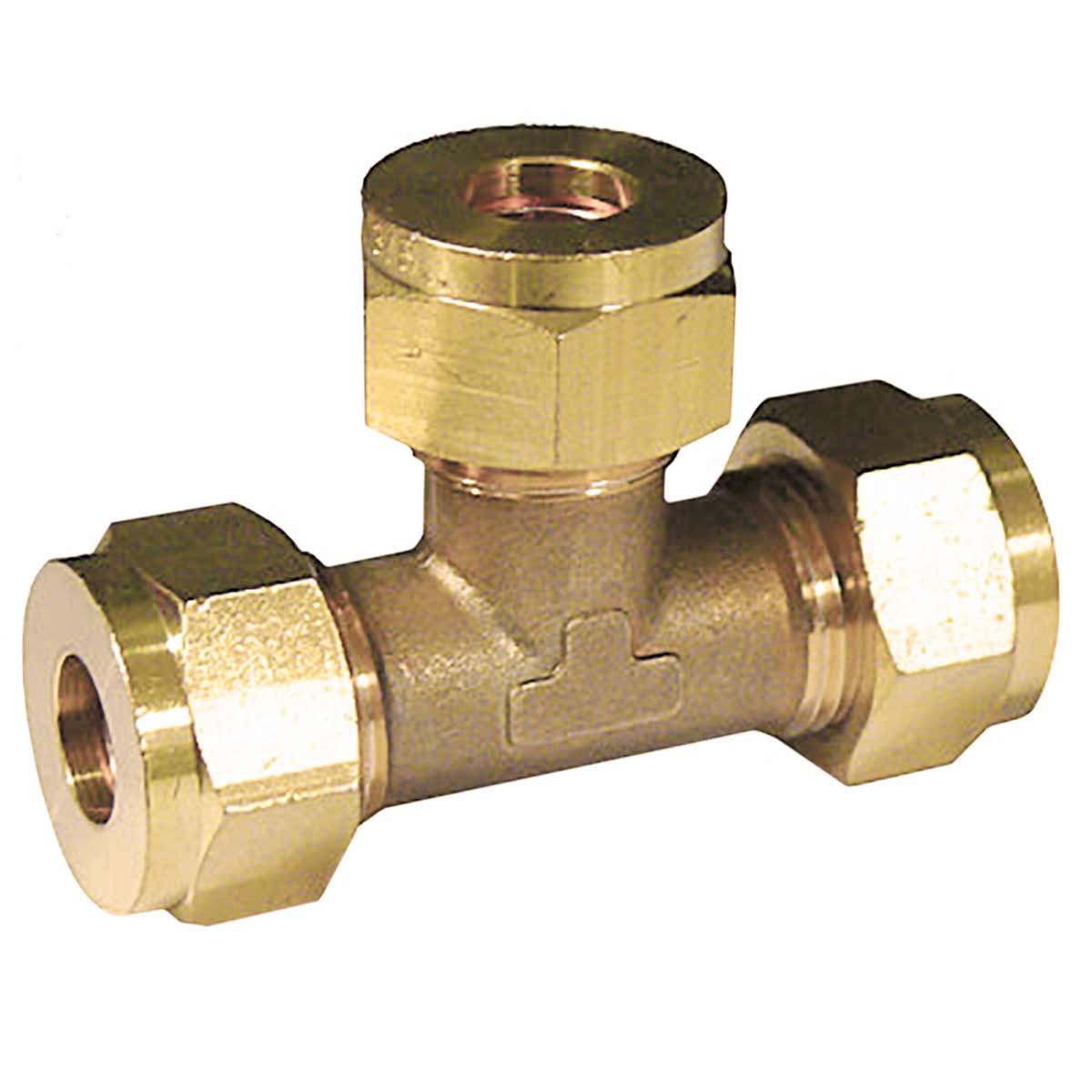 AG Equal Tee Gas Coupling 8mm Compression 1 AG Equal Tee Gas Coupling 8mm Compression