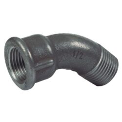 AG Black Iron 45 Degree Galvanised Bend