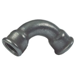 AG Black Iron 90 Degree Galvanised Swept Bend