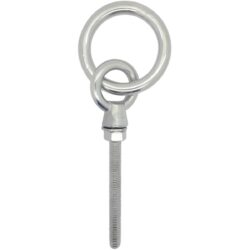AG Long Shank Stainless Steel Ring Bolt M8