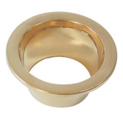 AG Mushroom Vent Spun Liner Polished Brass
