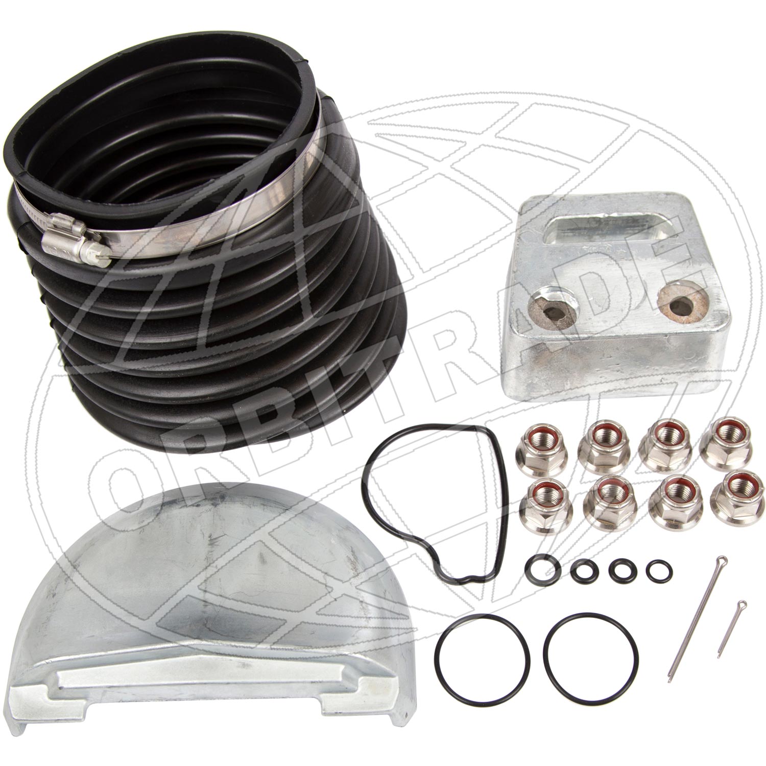 Orbitrade 19120-1 Service Kit for Volvo Penta SX & DP (Aluminium) 1 Orbitrade 19120-1 Service Kit for Volvo Penta SX & DP