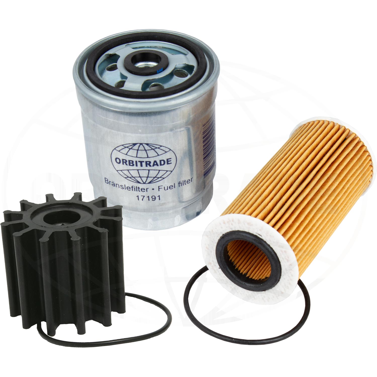 Orbitrade 23842 Service Kit for Volvo Penta D3 Engines (up to 2009) 1 Orbitrade 23842 Service Kit for Volvo Penta D3 Engines
