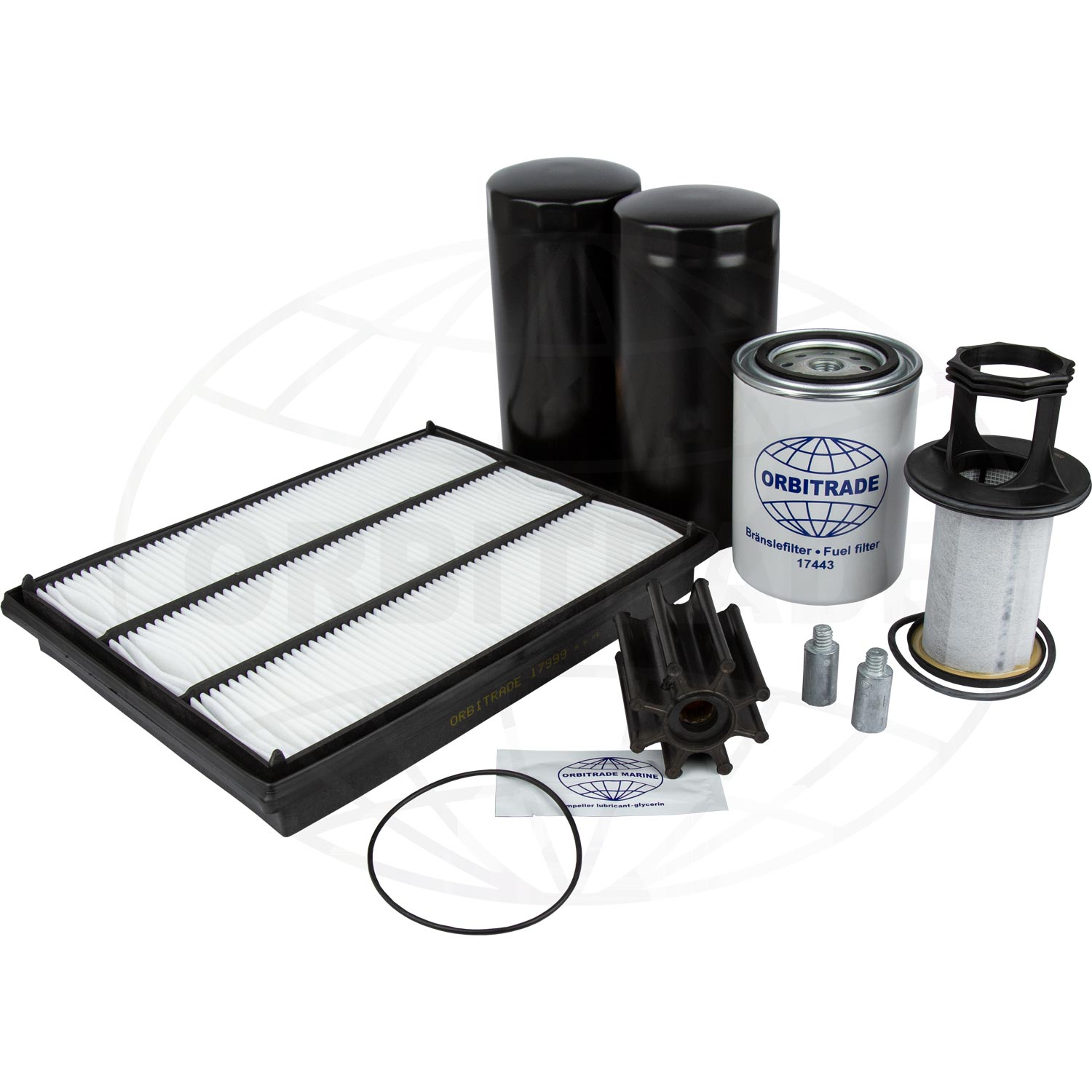 Orbitrade 23967 Service Kit for Volvo Penta Engines D6-280 to D6-435 1 Orbitrade 23967 Service Kit