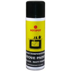 Hotspot High Temperature Black Aerosol Stove Paint - 250ml