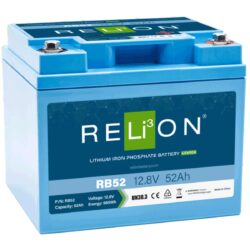 RELiON RB52 Lifepo4 Lithium Ion Battery