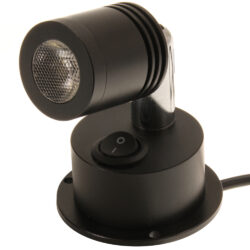 Aten Lighting LED Reading Light Black Cool White