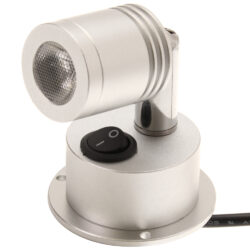 Aten Lighting LED Reading Light Silver Cool White