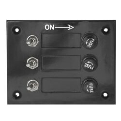 AAA 12V 3 Gang Fuse Switch Panel