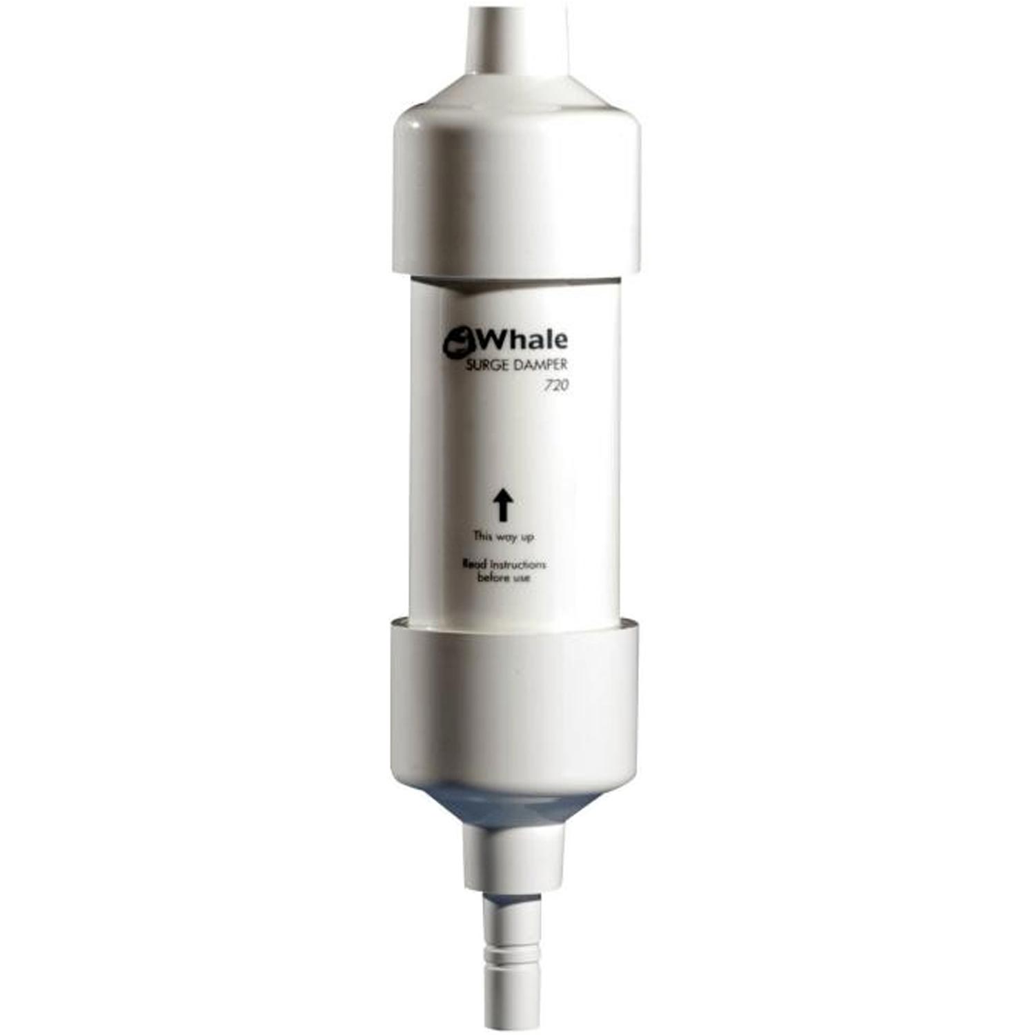 Whale Surge Damper 15mm Quick Connect / 1/2" Hose 1 Whale Surge Damper 15mm Quick Connect / 1/2" Hose