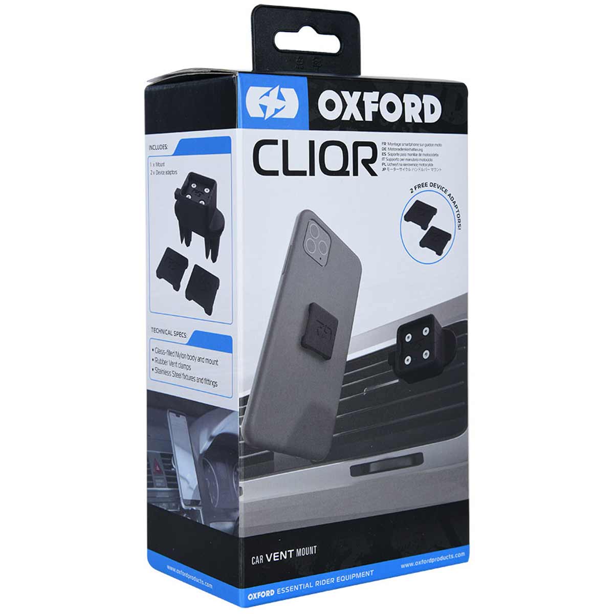 Oxford CLIQR Car Vent Mount for Mobile Devices 1 Oxford CLIQR Car Vent Mount for Mobile Devices