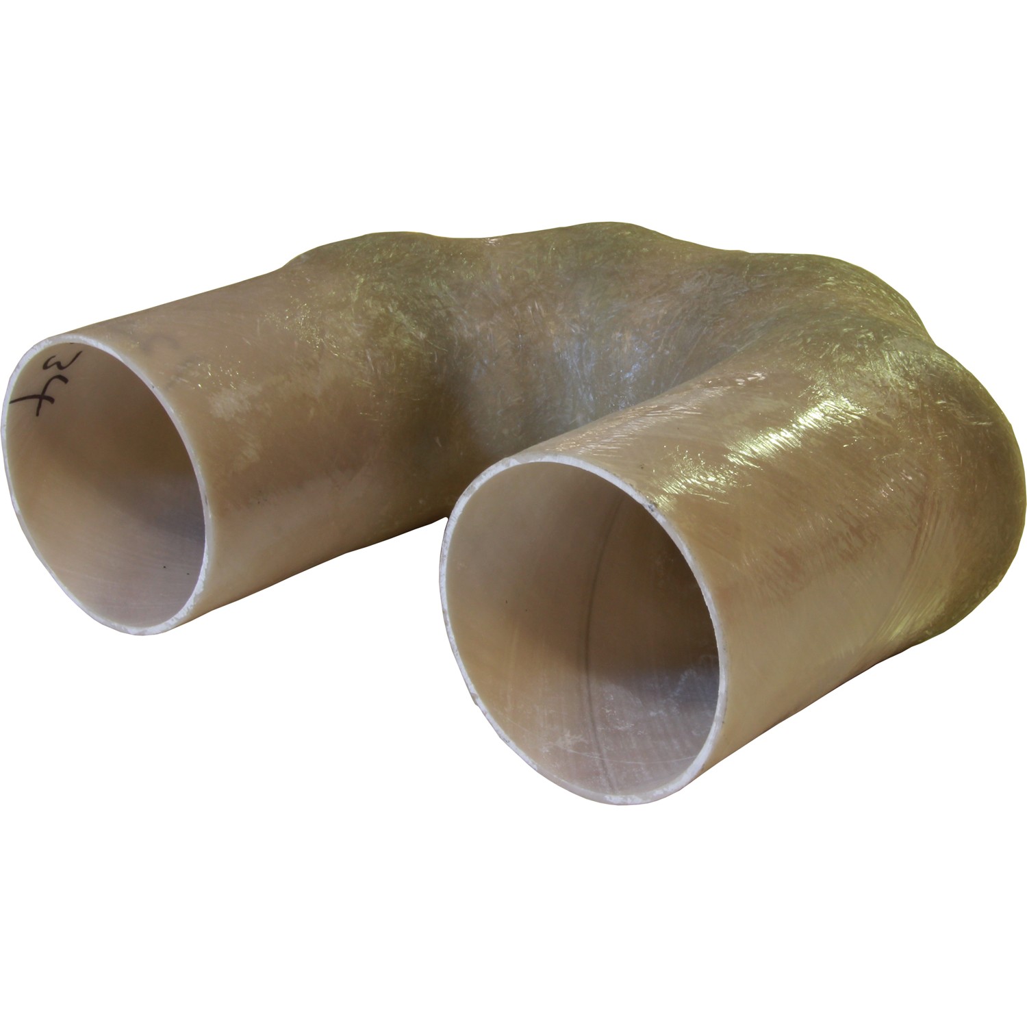 Centek 180 Degree GRP Exhaust Hose Elbow (102mm Hose / 238mm x 292mm) 1 Centek 180 Degree GRP Exhaust Hose Elbow