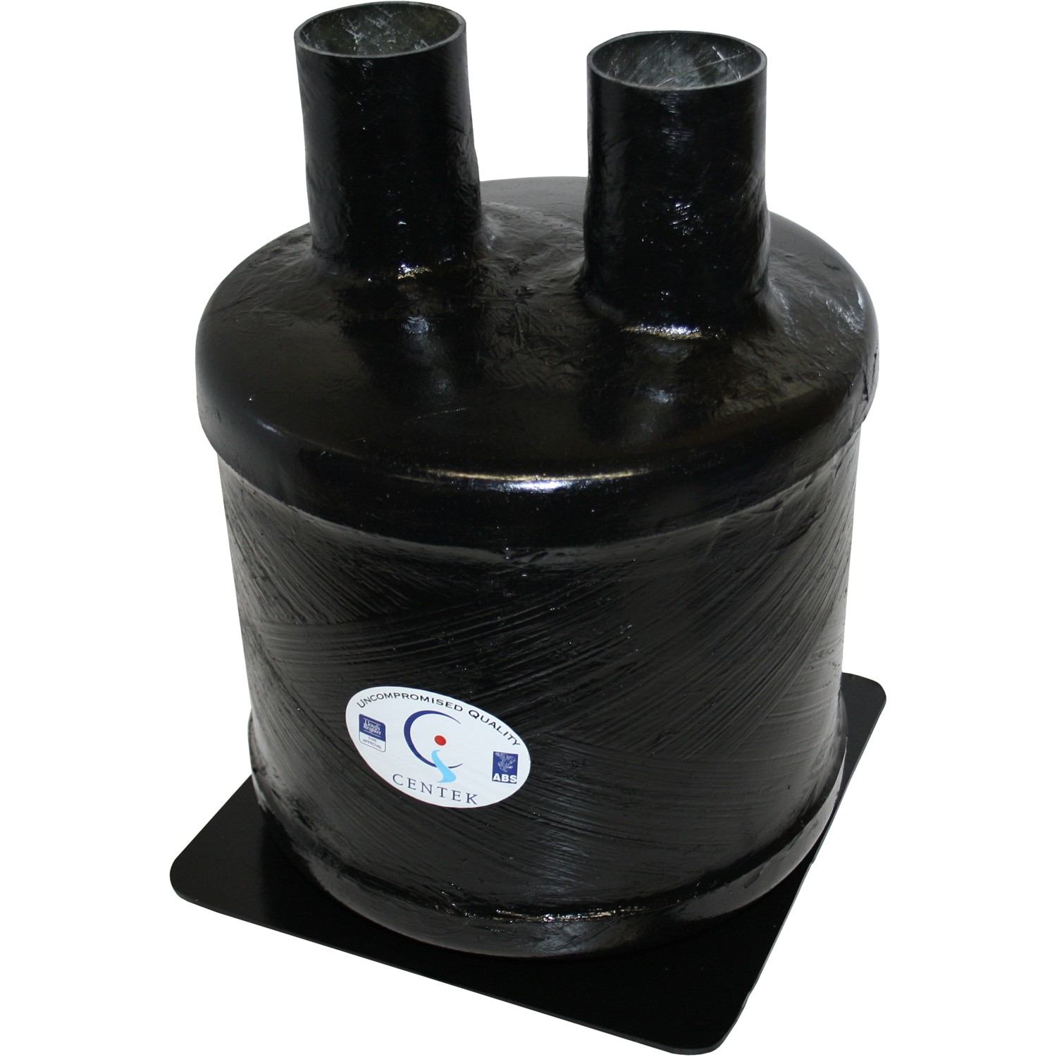 Centek Vernalift GRP Exhaust Waterlock (Top In - Top Out / 76mm Hose) 1 Centek Vernalift GRP Exhaust Waterlock