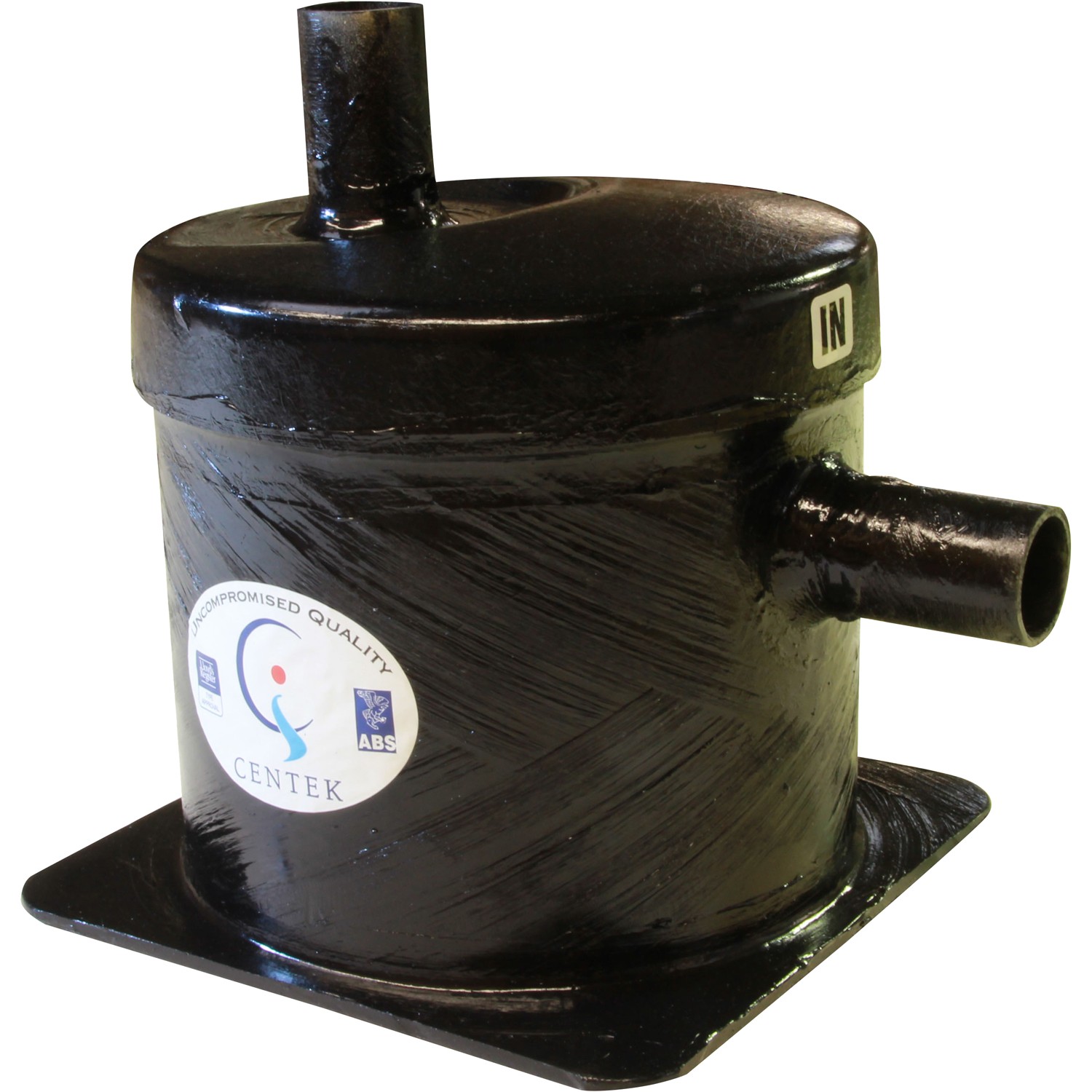 Centek Vernalift GRP Exhaust Waterlock (Side In - Top Out / 38mm Hose) 1 Centek Vernalift GRP Exhaust Waterlock