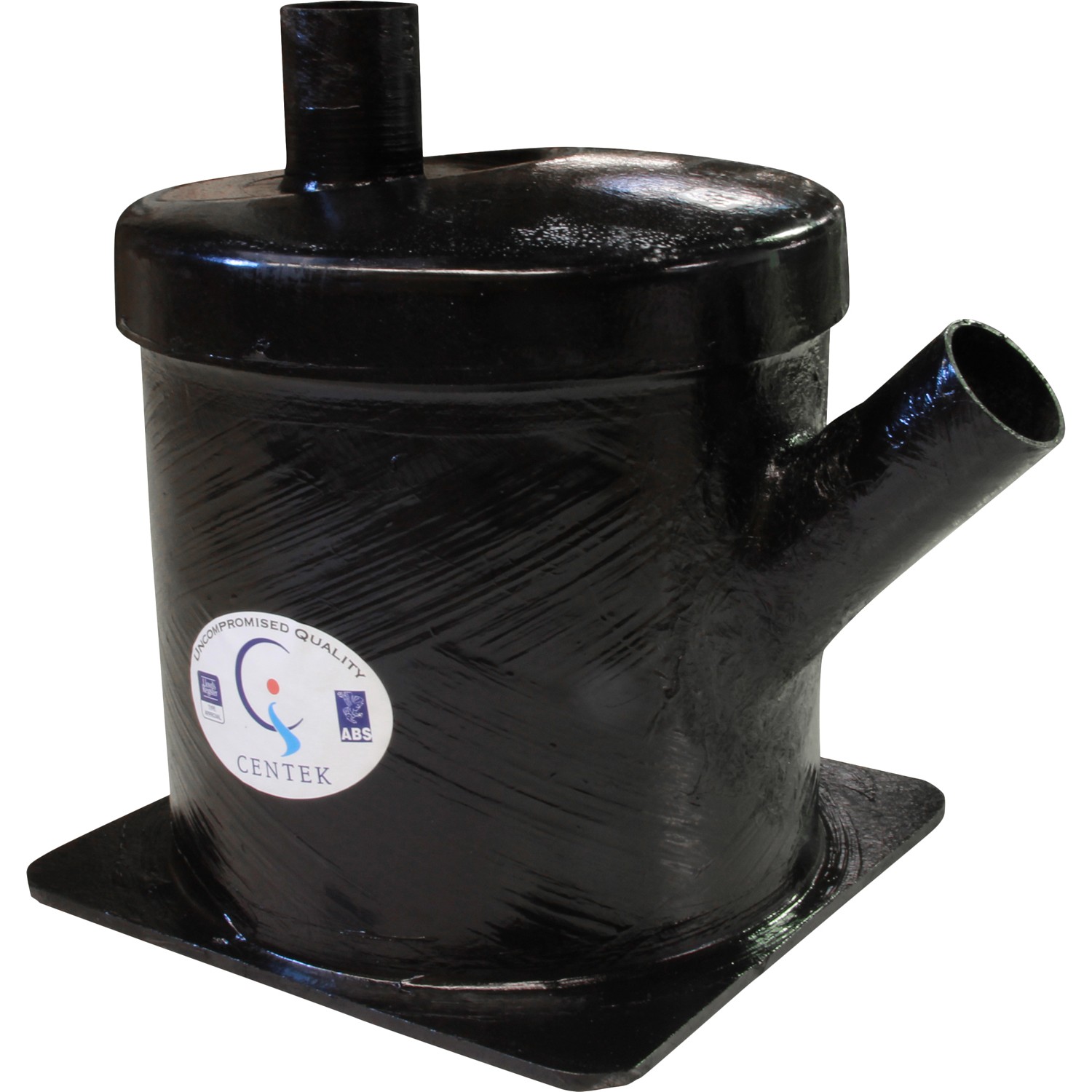 Centek GRP Exhaust Waterlock (Side Angle In - Top Out / 51mm Hose) 1 Centek GRP Exhaust Waterlock