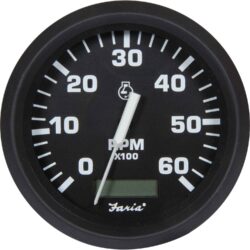 Faria Beede Tacho/Hourmeter in Euro Black